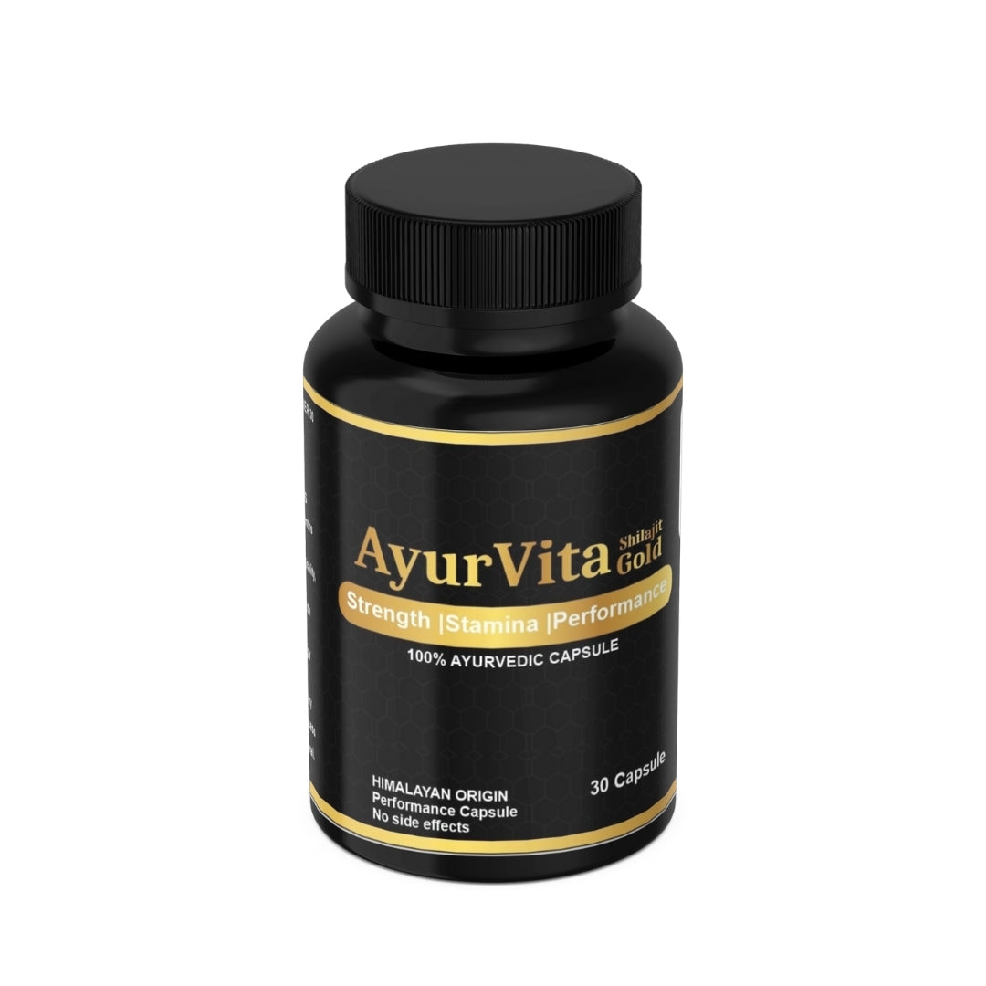 AyurVita Ashwagandha Shilajit Gold Premium 30