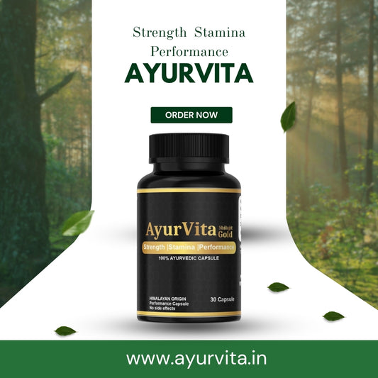 AyurVita Ashwagandha Shilajit Gold 60