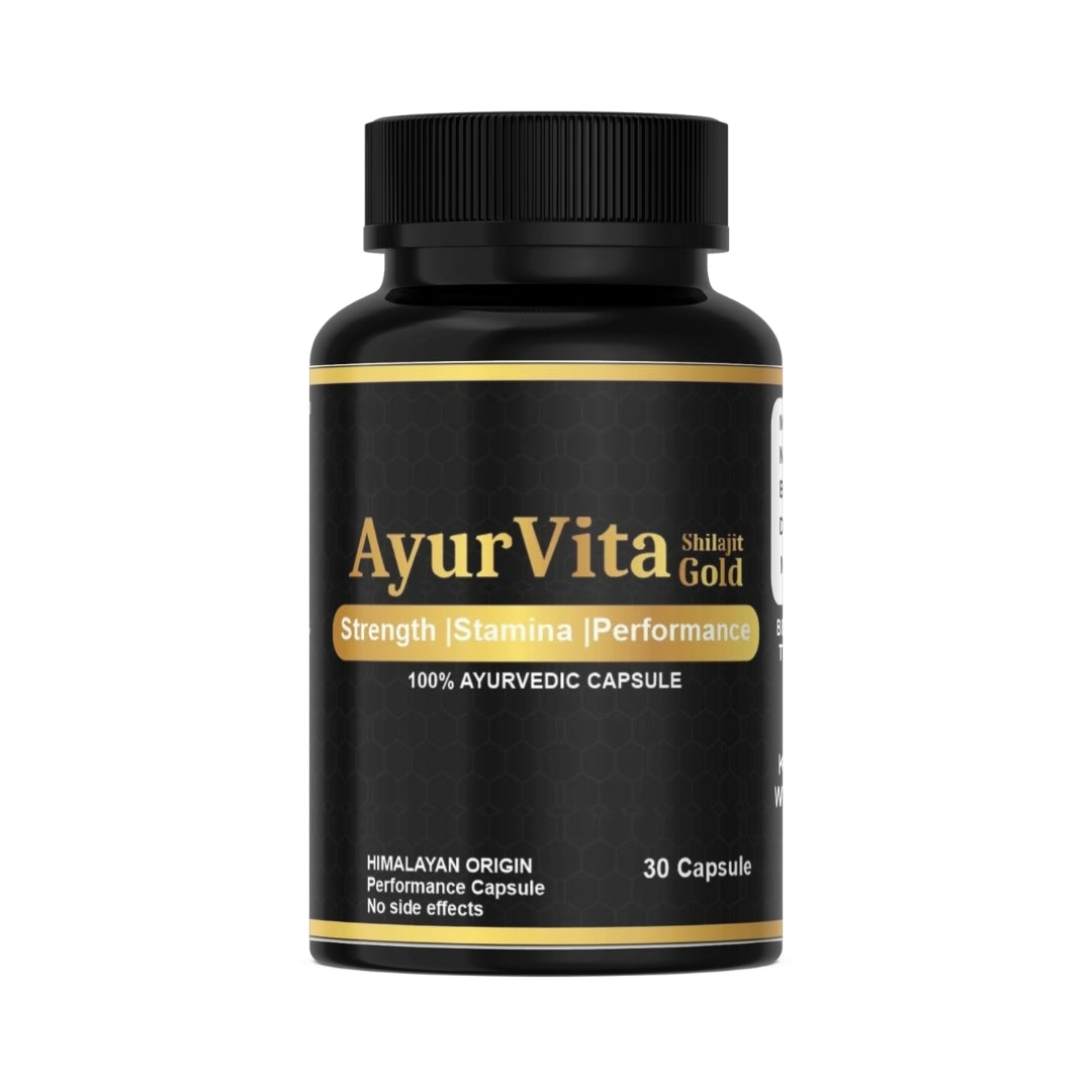 AyurVita Ashwagandha Shilajit Gold Premium 30