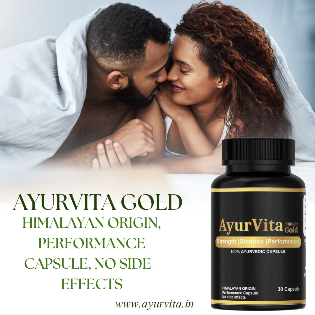 AyurVita Ashwagandha Shilajit Gold Premium 30